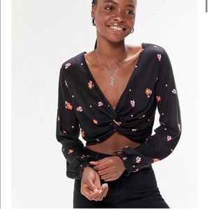 Urban Outfitters Madison twist front blouse